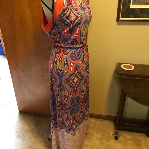 London Times Dresses & Skirts - Sleeveless Open Shoulder / Halter Maxi Dress